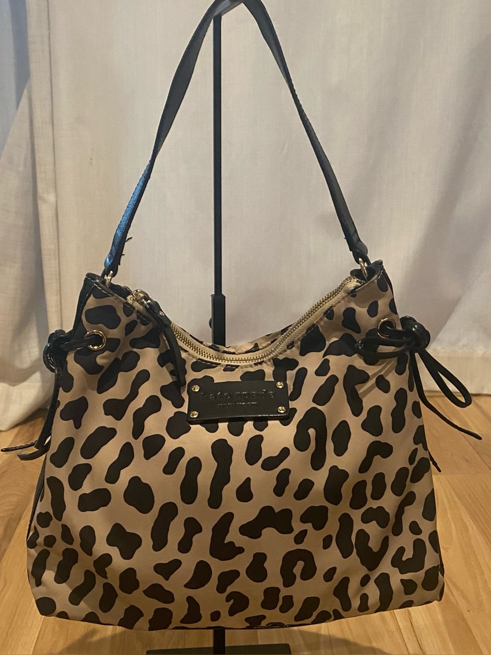 kate spade NY Leopard Print Nylon Shoulder Bag
EUC MSRP $295